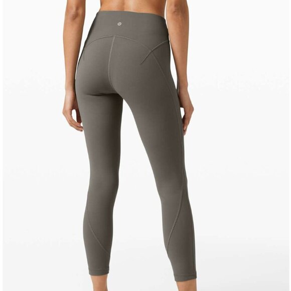 Lululemon Get Centred High Rise Tight 25" Grey Sage - Picture 6 of 6